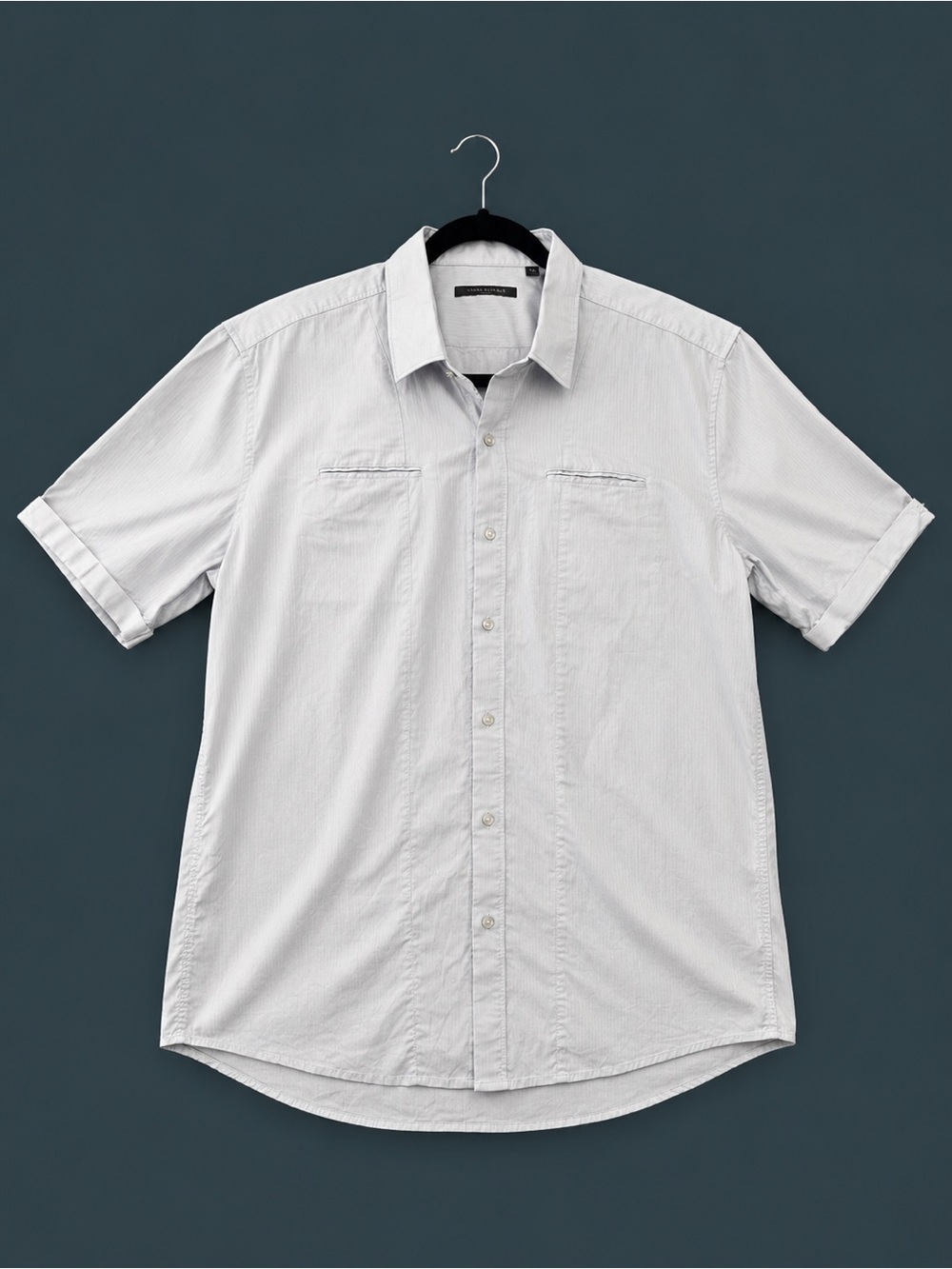 7 Diamonds Men's Short-Sleeve Button-Down Shirt - White